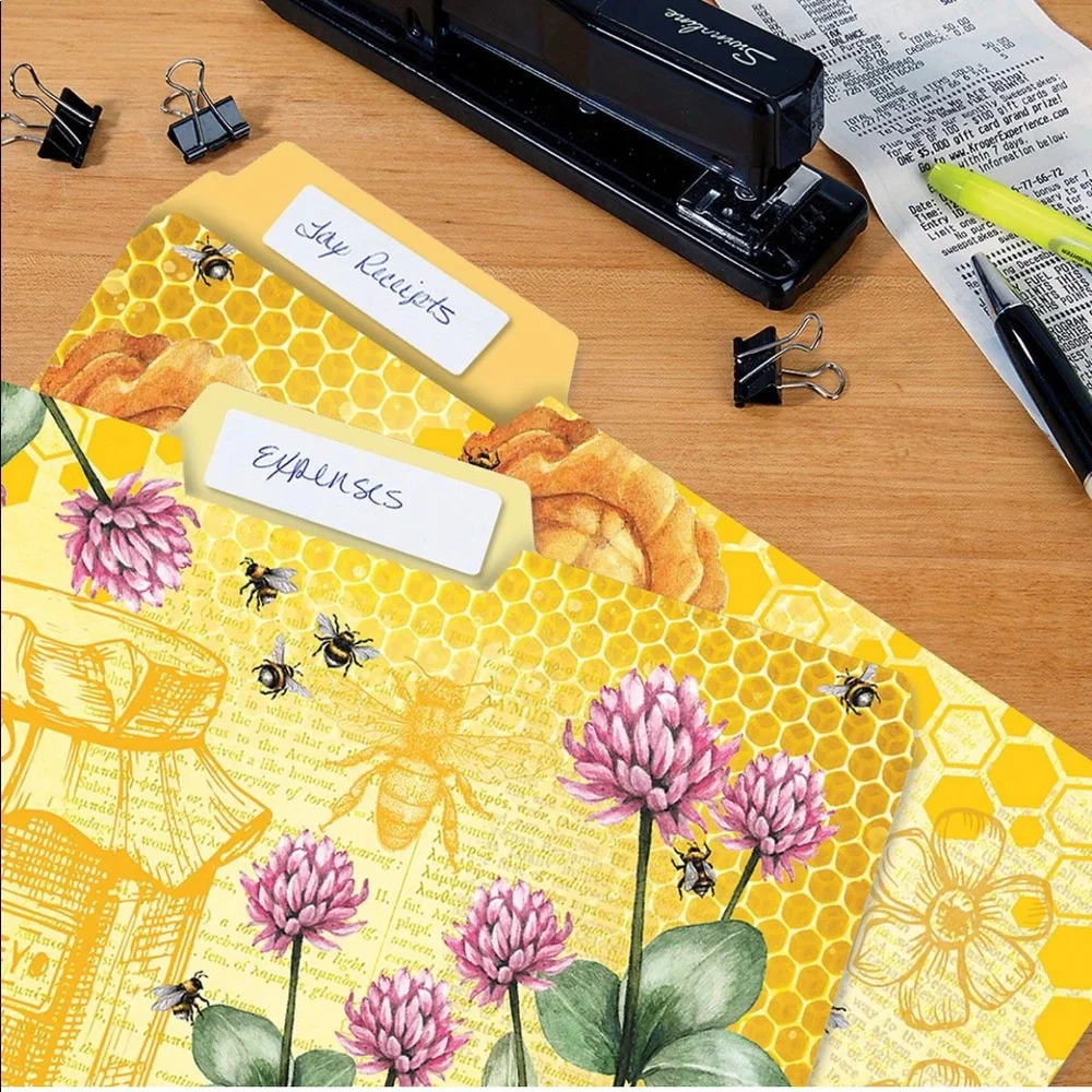 Bee Friends File Folders - Set of 24 (6 Designs) (619913)